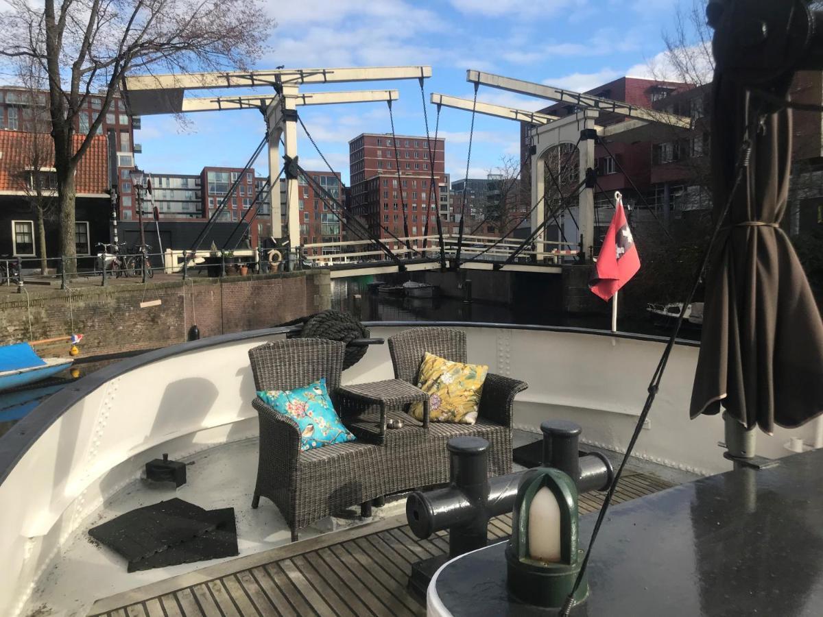 Bed and Breakfast Houseboat Volle Maan Amsterdam Exterior foto